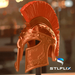 ys A ne rE | STLFLIx STL-Datei Spartanischer Helm・3D-Druck-Idee zum Herunterladen