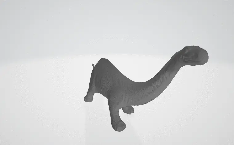 brontosaurustoy.gif Archivo STL BRONTOSAURUS 70S VINTAGE TOY FIGURE MODEL FOR KIDS DINOSAUR・Modelo imprimible en 3D para descargar, 3DScanWorld