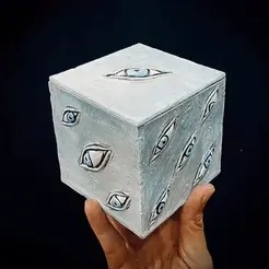 ezgif.com-video-to-gif.gif STL file Prison Realm - Gojo satoru Cube - Jujutsu Kaisen・Model to download and 3D print