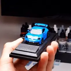 GT3.gif Fichier STL Porsche 911 992 GT3 (2021) Modèle réduit de voiture・Plan imprimable en 3D à télécharger