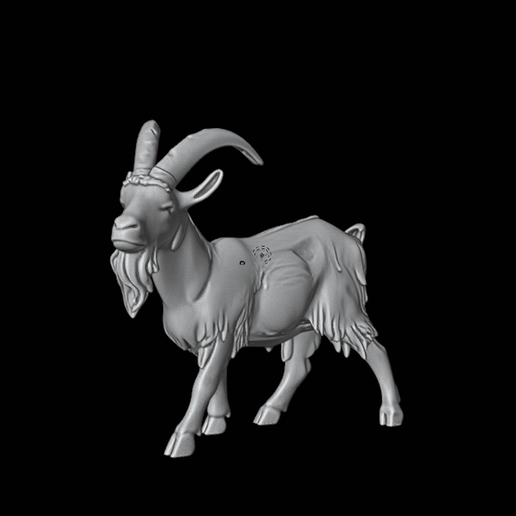 クリスマスファッション ⛰️ Detailed & Unique Figure Bust Gift I401 Goat Mountain 洋楽