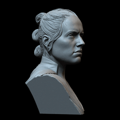 ReyTurnaround.gif Descargar archivo Rey Skywalker (Daisy Ridley) de Star Wars • Plan de la impresora 3D, sidnaique