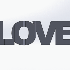 ezgif.com-gif-maker.gif Fichier STL Feuille de texte "Amour - Haine・Objet pour imprimante 3D à télécharger