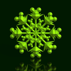 Copo-de-Nieve-IV-B.gif Flocon de Noël Mickey Style IV