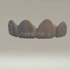 Grillz.gif STL file Teeth Grillz・Template to download and 3D print