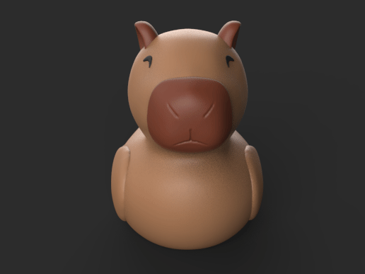 Duckybara - Capybara 3D model
