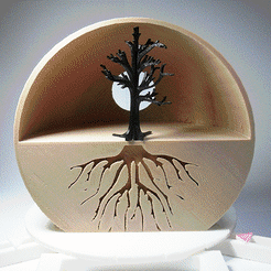 1.gif Download free STL file 3D Tree of Life • Object to 3D print, oasisk