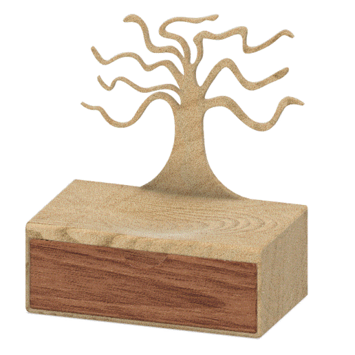 Box / box Jewellery tree - 3D model önizlemesi