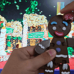 KakaoTalk_20221206_051633876_02.gif STL file Gingerbread Man Emoticon・Model to download and 3D print, magentina
