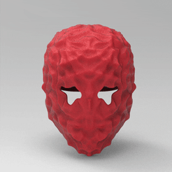 untitled.47.gif Fichier STL masque mascara voronoi cosplay halloween・Objet imprimable en 3D à télécharger