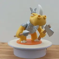 EL-RINO.gif Archivo 3D rinoceronte luchador...・Modelo para descargar e imprimir en 3D