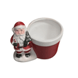 SantaPlanterTextureGif.gif Santa flower pot or candle holder