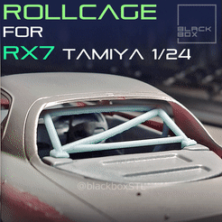 0.gif STL file ROLLCAGE FOR RX7 TAMIYA 1-24 MODELKIT・3D printer model to download, BlackBox