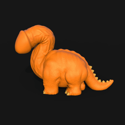 cockosaurus.452.gif STL-Datei Cockosaurus・3D-druckbares Modell zum Herunterladen, iradj3d