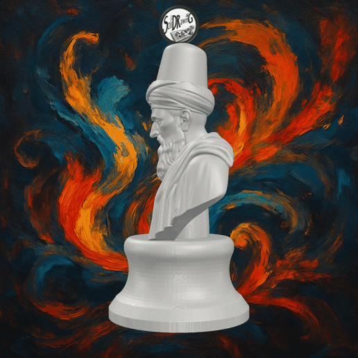 Spiritual Mevlana Rumi Stone Figure – SoliDRawinGs SG3285