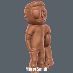 Morty-Smith.gif STL file Morty Smith (Easy print no support)・3D printable model to download, Alsamen