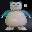 0_SCB_Spin_Cover_.gif Snorlax Piggy Bank Low-Poly