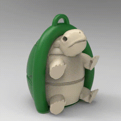 PC-tortue.gif Archivo STL gratis Llavero de tortuga・Objeto de impresión 3D para descargar, jpgillot2