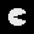 animpacman1.gif Retro Pixelart Pac Man - Porte-clés et modèle indépendant
