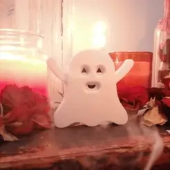 InShot_20230924_175501937.gif STL-Datei Halloween Ghost Flip Face Spielzeug kostenlos・3D-druckbare Vorlage zum herunterladen
