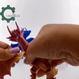 Articulated-Happy-Dragon.gif Cobotech Articulated Dragon with Detachable Wings by Cobotech