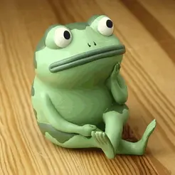 Animation2.gif Free STL file Frog - Over the Garden Wall・3D printing idea to download