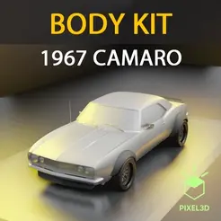 Sem-Título-1.gif STL file 1967 Camaro body kit - 27DEC21 -01・Model to download and 3D print, Pixel3D