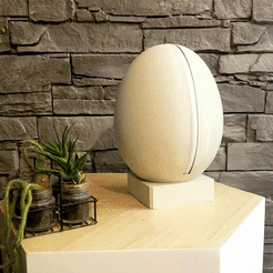 egglamp.gif Бесплатный STL файл Яичная лампа・Шаблон для 3D-печати для загрузки