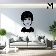 Beatles-Faces.gif Wall silhouette - The Beatles Faces