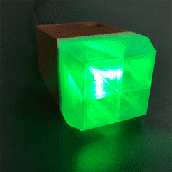 LED-Ampel2.gif OBJ file co2 Light・3D print design to download, TIME