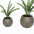 patron-rombos_.gif Plant pot, small and large rhombus pattern - Mace pot for plants, small and large rhombus pattern