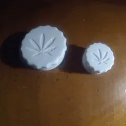 cannablong-min.gif Archivo STL Lata de hojas de cannabis con tapa a rosca・Plan para descargar y imprimir en 3D
