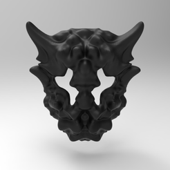 untitled.1137.gif STL file mask mask voronoi cosplay・Model to download and 3D print, nikosanchez8898