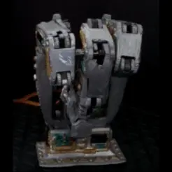3 finger hand-short clip for gift format.gif Archivo 3D Mano robótica de tres dedos・Modelo de impresora 3D para descargar, LAD_Robotics