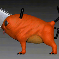 ZBrush-Movie-pochita_50.gif STL file Pochita Chainsaw Man (fanart)・3D printer model to download, Kangreba