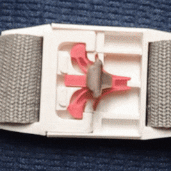 1.gif STL file CLIP BELT - easy to print, no screws required・3D printer model to download, MADENSS