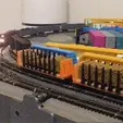 GIF-First-of-Two-Amsterdam-Westport-Gondolas.gif Free 40' & 65' N Scale Ore Gondola for Micro-Trains Couplers Static Display or Kid's Toy & NW2 Locomotive! Four different ore loads.