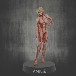 annie17.gif STL file Female titan from aot - attack on titan sexy・3D printable model to download, tuanmttl