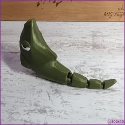 ezgif.com-gif-maker-4.gif STL file Articulated Metapod・3D printing template to download