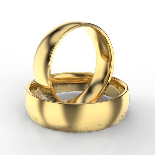 untitled.171.gif Printable wedding ring 6mm comfort jewelry  STL