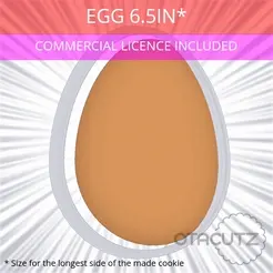 Egg_6.5in.gif 3D-Datei Ei-Ausstechform 16,5 cm / 6,5 Zoll・3D-druckbares Modell zum Herunterladen