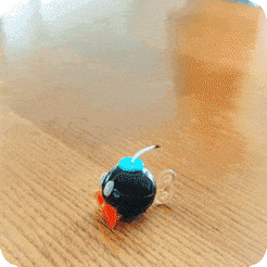 20230514_172255.gif Free STL file BOB-OMB (BOMB-HEI) FOLDABLE COMPACT SMARTPHONE STAND (SITTING STYLE)・3D printing model to download
