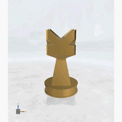 Vídeo-sin-título-‐-1.gif STL file KINGS LEAGUE Trophy・3D printable model to download