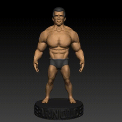 arnold.gif STL file Arnold Schwarzenegger・3D printer model to download, Cgartist001