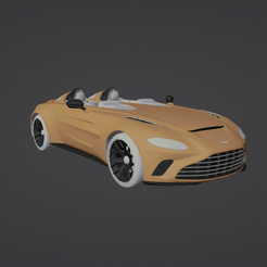 Aston-Martin-v12-Speedster-2021.gif Archivo STL Aston Martin v12 Speedster 2021・Plan de impresora 3D para descargar