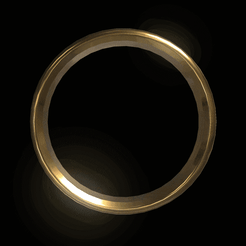 ezgif.com-optimize (4).gif Скачать файл STL Basic Ring (Size 6) • Модель для 3D-печати, InmortalStudios