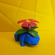 Venusaur 3D printed.gif Fichier 3D Collection Pokemon Low Poly 151・Objet imprimable en 3D à télécharger, 3D-mon