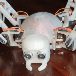 ezgif.com-video-to-gif_2.gif Download free STL file Spider Bug Robot(quad robot, quadruped)-MG90 • 3D printing design, kasinatorhh