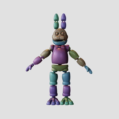 BonnieTwist.gif FNAF Articulables Collection - Five Nights At Freddy's Characters