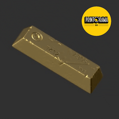 Gold-Bar-Replica-Die-Hard-with-a-vengeance.gif STL file Gold Bar Replica - Die Hard: With a Vengeance・3D printing template to download
